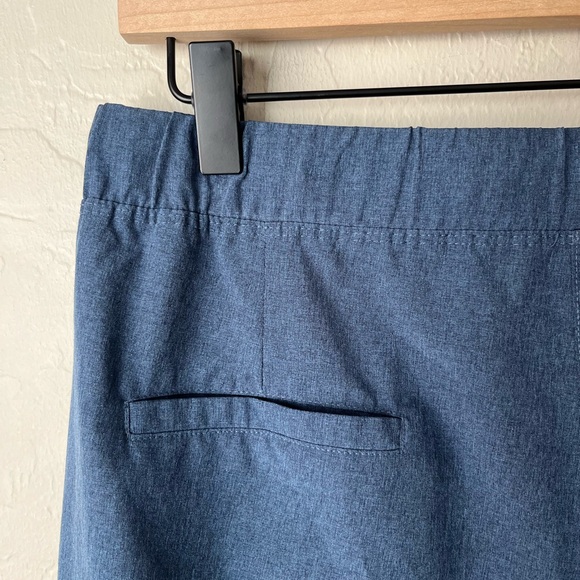 Albion fit Jetsetter Zip Ankle Joggers Dark chambray blue small - Picture 9 of 10